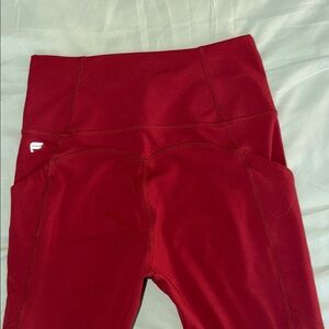 Fabletics High-Waist brick Red Active Leggings small G11